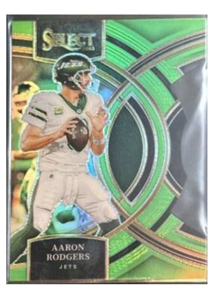 2023 Panini Select Base Set Aaron Rodgers #121 card