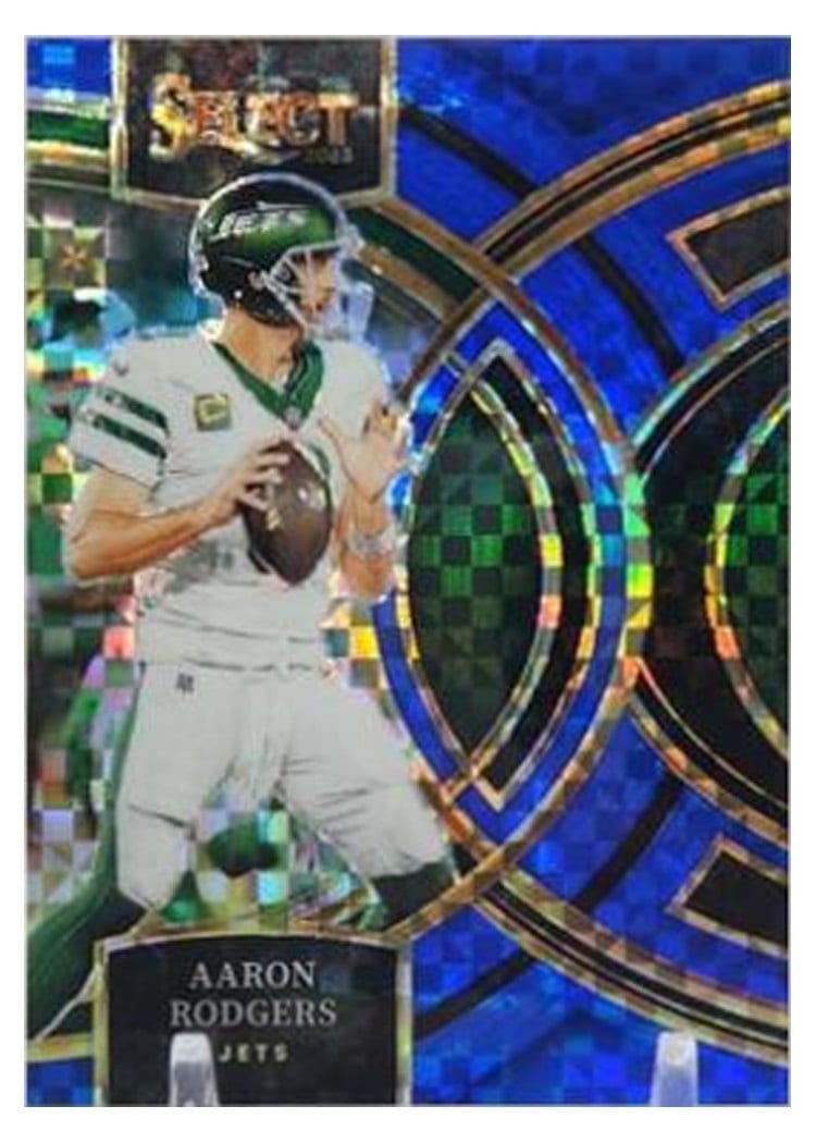 2023 Panini Select Base Set Aaron Rodgers #121 card