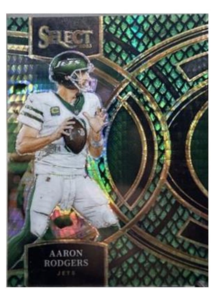 2023 Panini Select Base Set Aaron Rodgers #121 card
