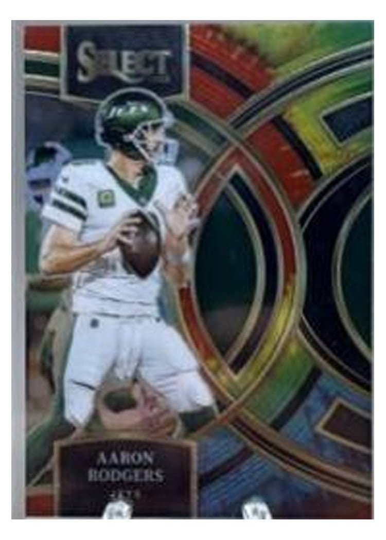 2023 Panini Select Base Set Aaron Rodgers #121 card