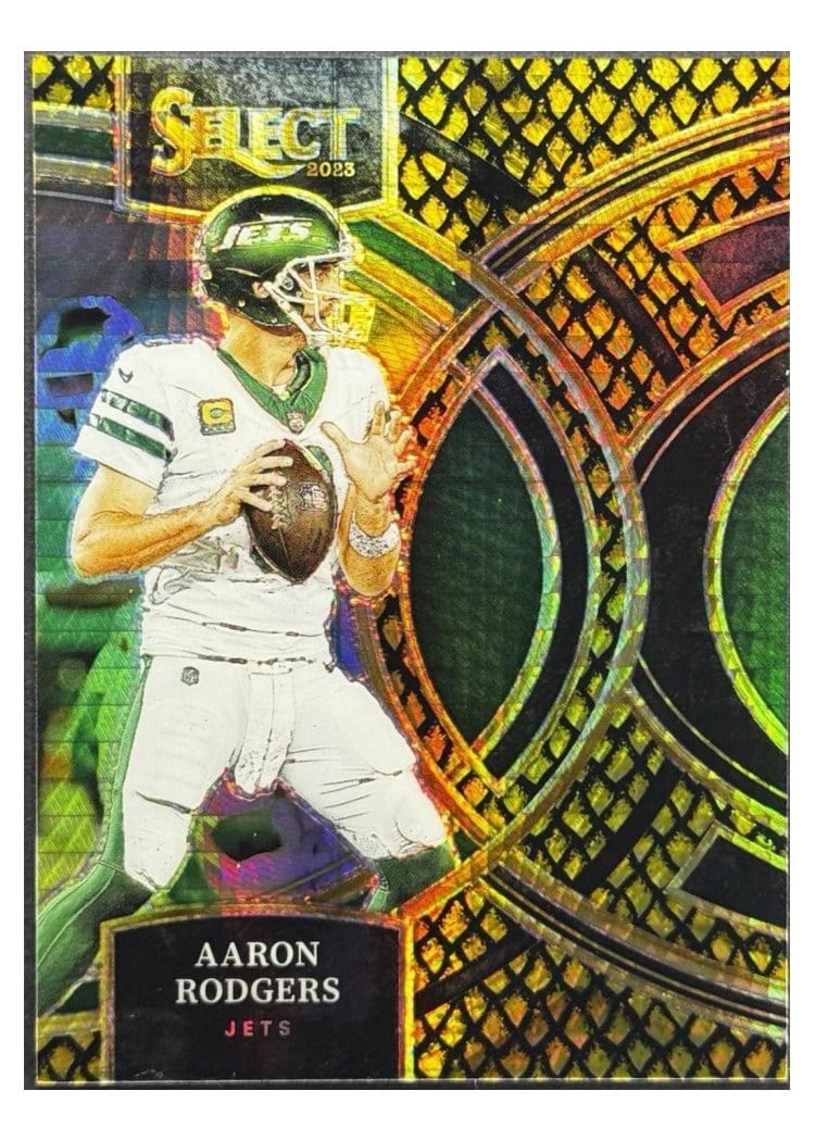 2023 Panini Select Base Set Aaron Rodgers #121 card