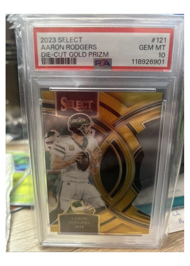 2023 Panini Select Base Set Aaron Rodgers #121 card