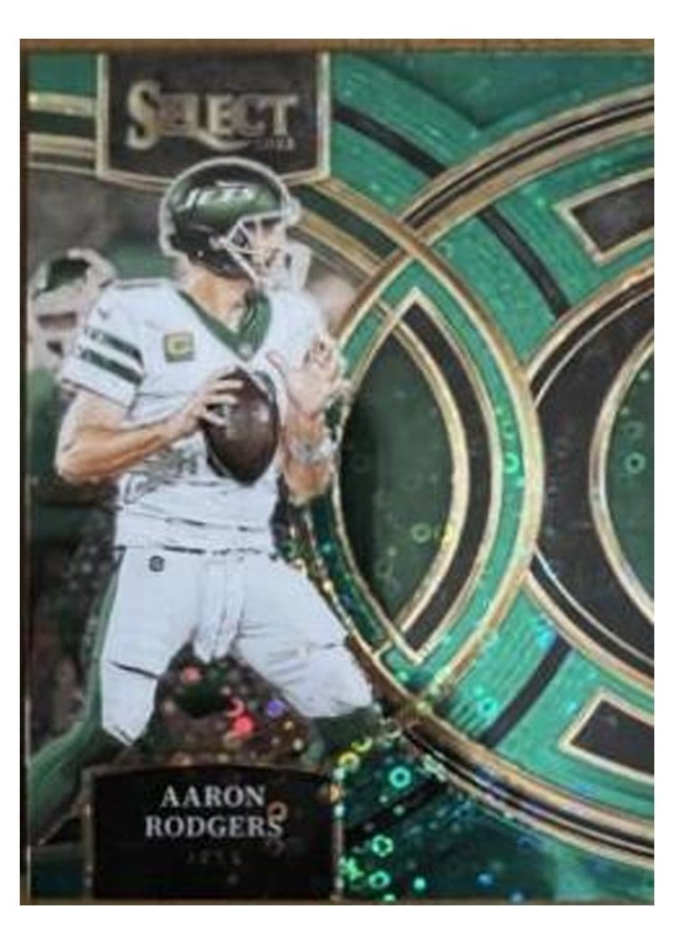 2023 Panini Select Base Set Aaron Rodgers #121 card
