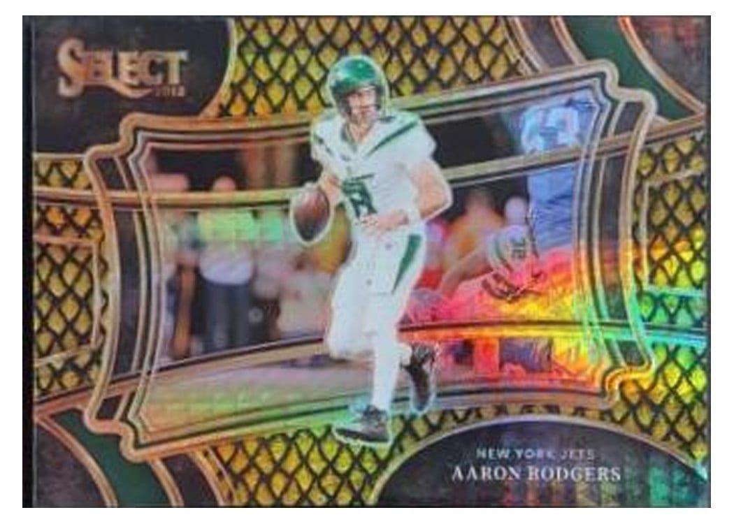 2023 Panini Select Base Set Aaron Rodgers #375 card