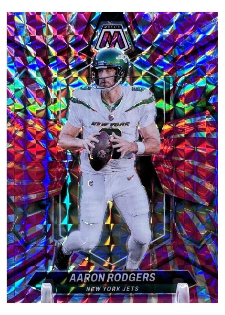 2024 Panini Mosaic Base Set Aaron Rodgers #169 card