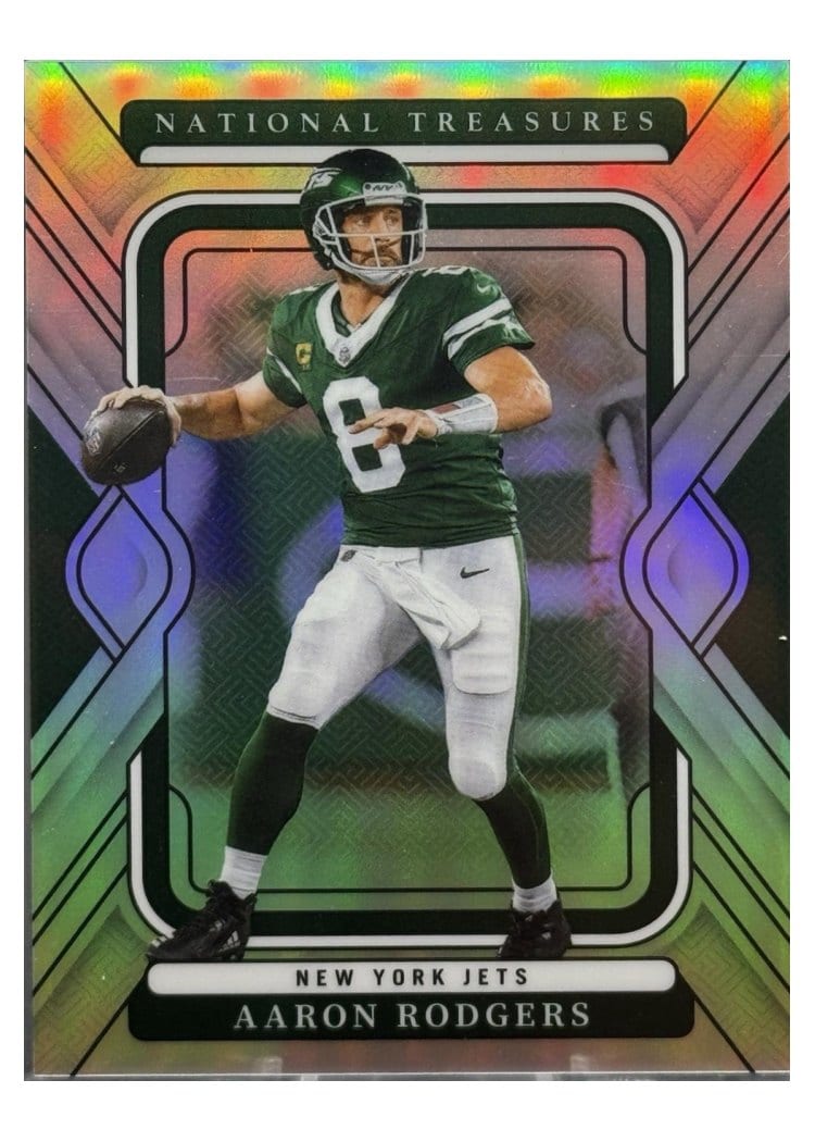 2024 Panini National Treasures Base Set Aaron Rodgers #76 card