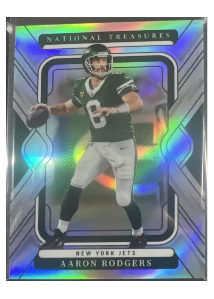 2024 Panini National Treasures Base Set Aaron Rodgers #76 card