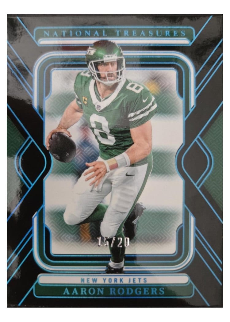 2024 Panini National Treasures Base Set Aaron Rodgers #76 card