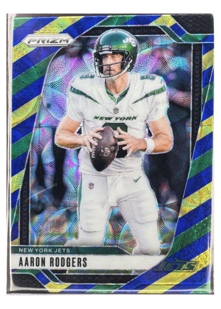 2024 Panini Prizm Base Set Aaron Rodgers #222 card