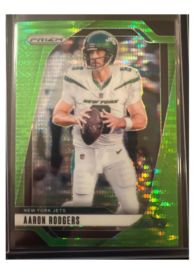 2024 Panini Prizm Base Set Aaron Rodgers #222 card