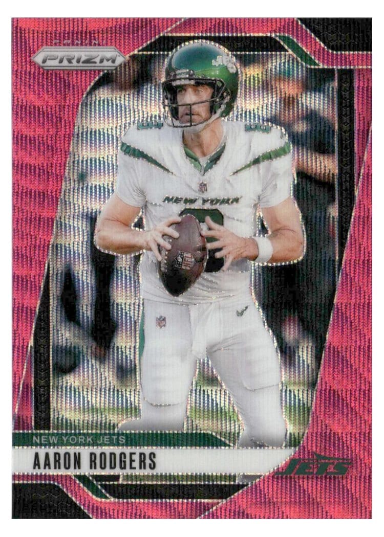 2024 Panini Prizm Base Set Aaron Rodgers #222 card