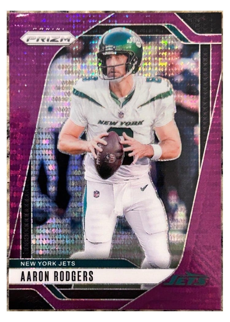 2024 Panini Prizm Base Set Aaron Rodgers #222 card