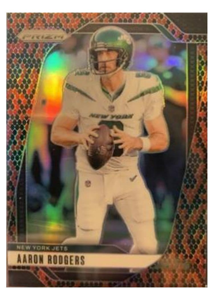 2024 Panini Prizm Base Set Aaron Rodgers #222 card