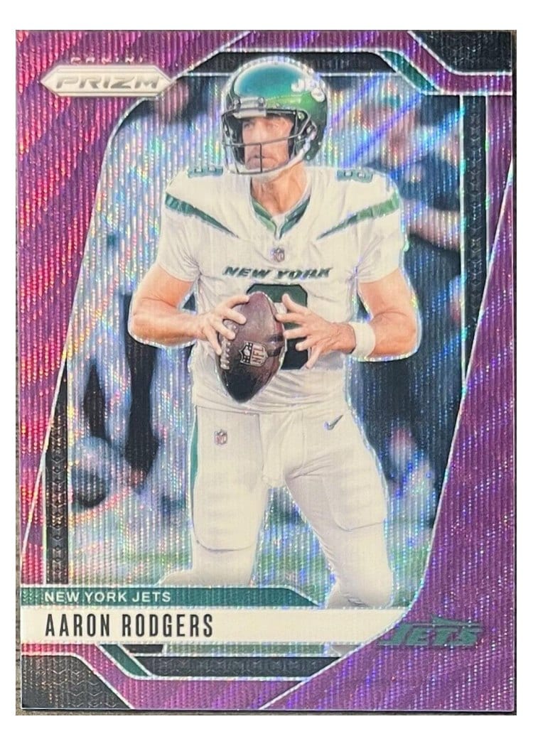 2024 Panini Prizm Base Set Aaron Rodgers #222 card