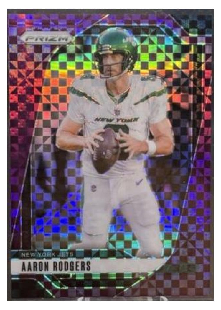 2024 Panini Prizm Base Set Aaron Rodgers #222 card