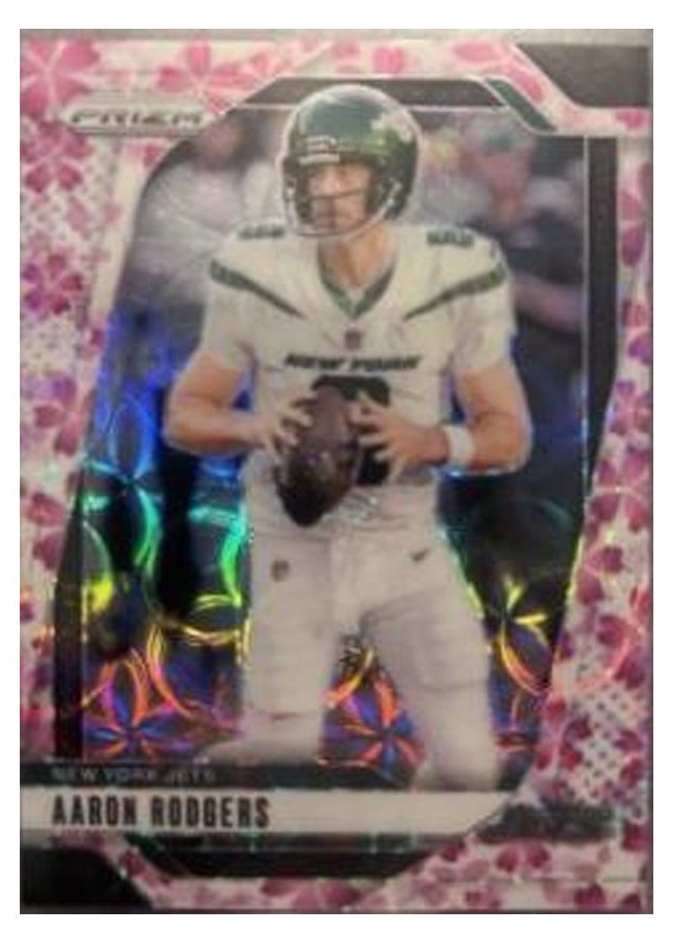 2024 Panini Prizm Base Set Aaron Rodgers #222 card