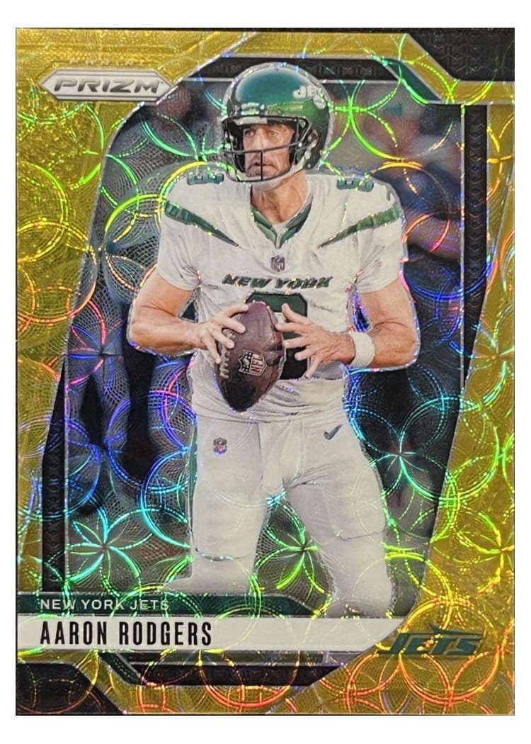 2024 Panini Prizm Base Set Aaron Rodgers #222 card