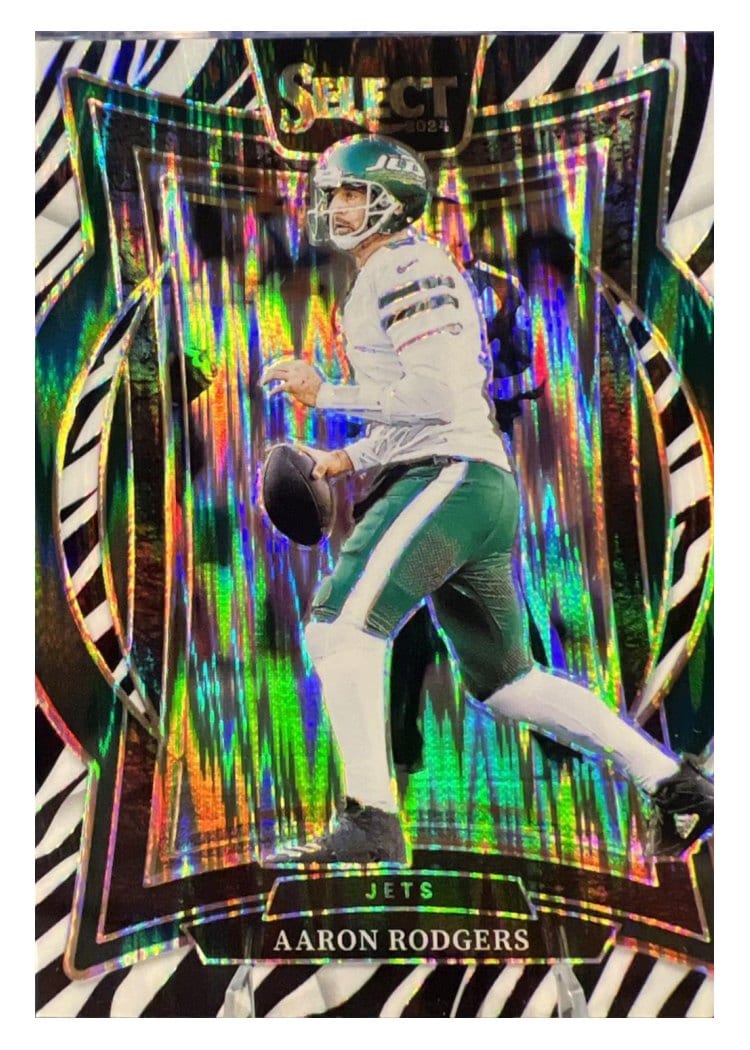 2024 Panini Select Aaron Rodgers #40 card