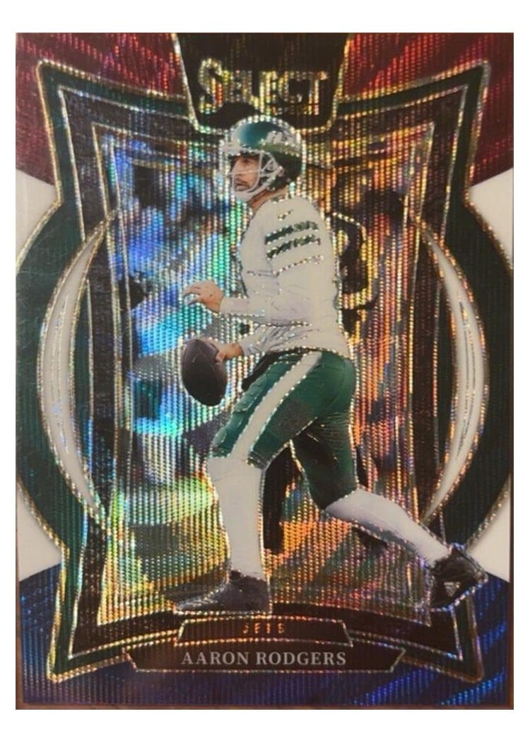 2024 Panini Select Aaron Rodgers #40 card