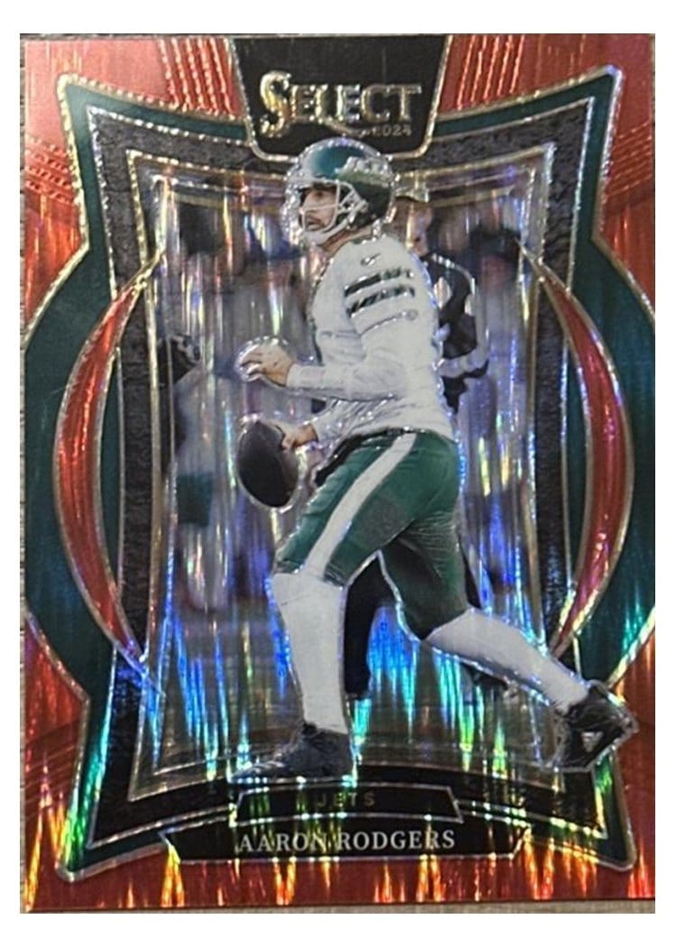 2024 Panini Select Aaron Rodgers #40 card