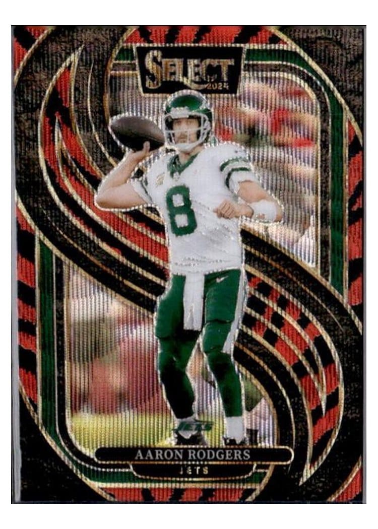 2024 Panini Select Base Set Aaron Rodgers #126 card