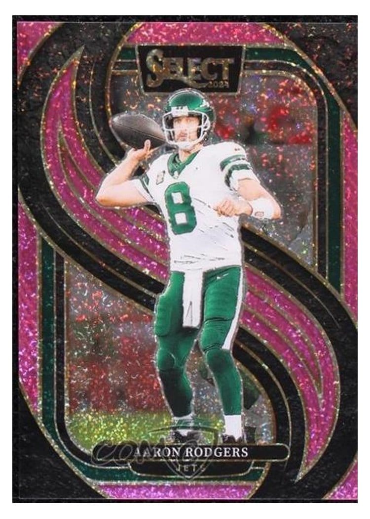 2024 Panini Select Base Set Aaron Rodgers #126 card