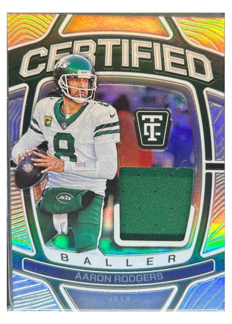 2024 Panini Totally Certified Certified Baller Aaron Rodgers #10 card
