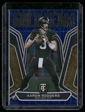 2024 Panini Totally Certified Gold Team Aaron Rodgers #14 card
