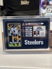 2025 Panini Donruss Optic Passing Grade Aaron Rodgers #8 card