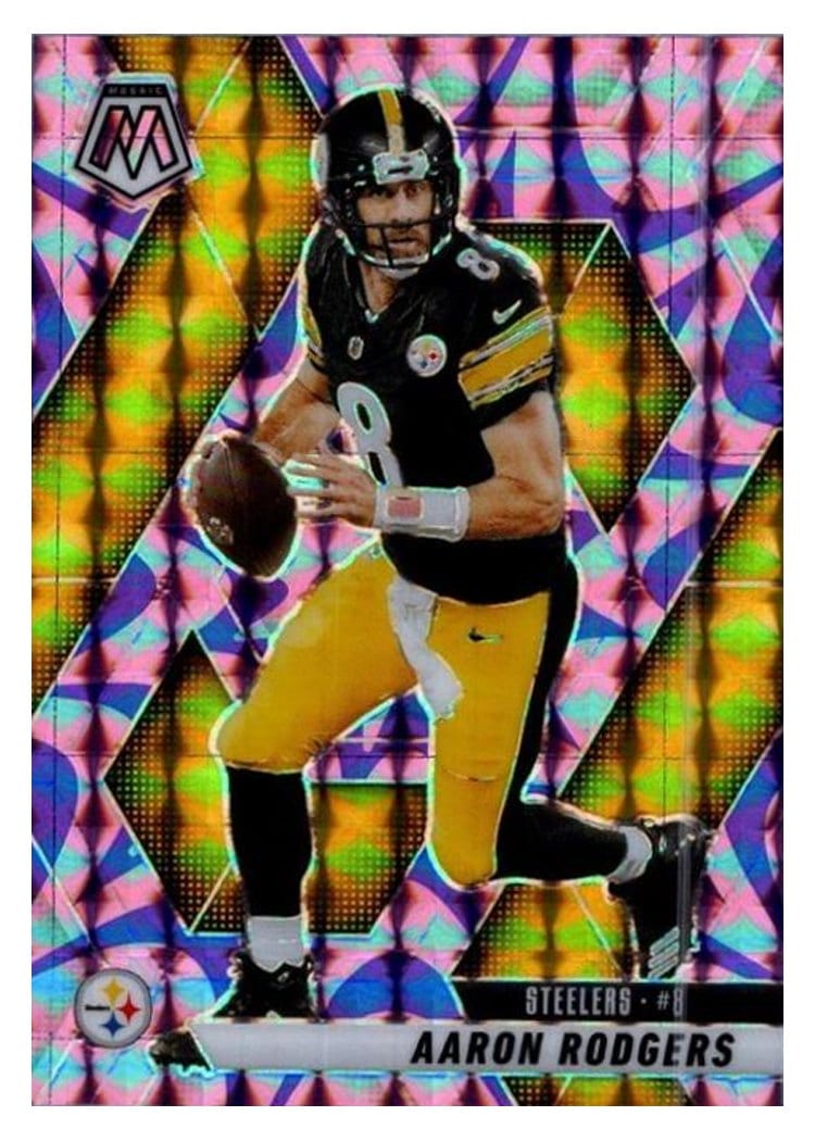 2025 Panini Mosaic Aaron Rodgers #243 card