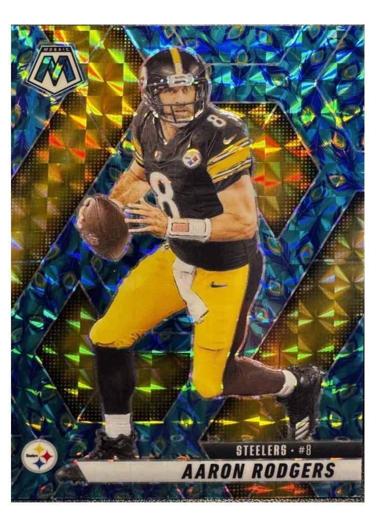 2025 Panini Mosaic Aaron Rodgers #243 card