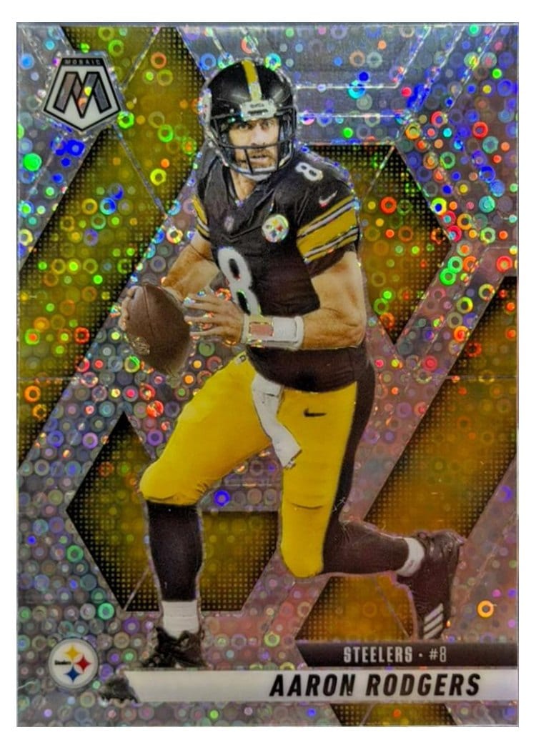 2025 Panini Mosaic Aaron Rodgers #243 card