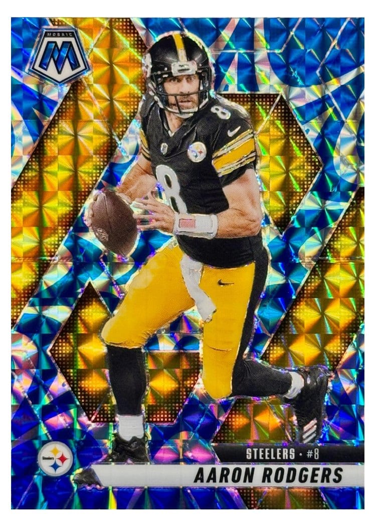 2025 Panini Mosaic Aaron Rodgers #243 card