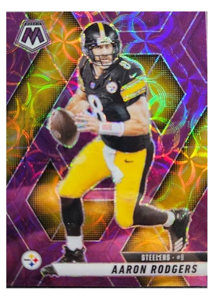 2025 Panini Mosaic Aaron Rodgers #243 card