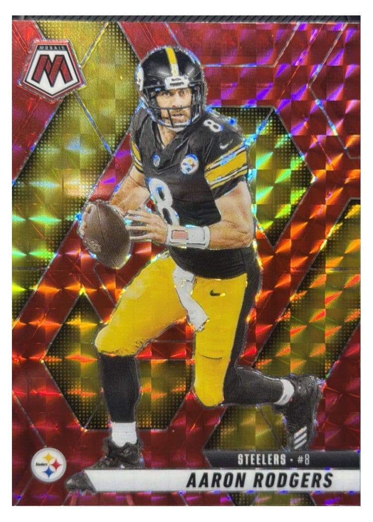 2025 Panini Mosaic Aaron Rodgers #243 card