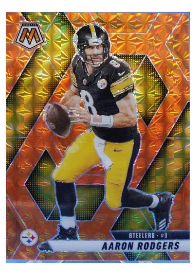 2025 Panini Mosaic Aaron Rodgers #243 card
