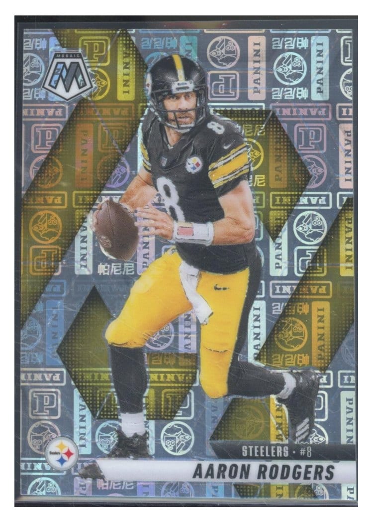 2025 Panini Mosaic Aaron Rodgers #243 card