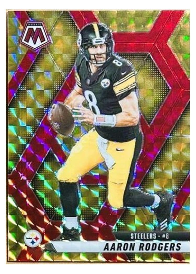 2025 Panini Mosaic Aaron Rodgers #243 card