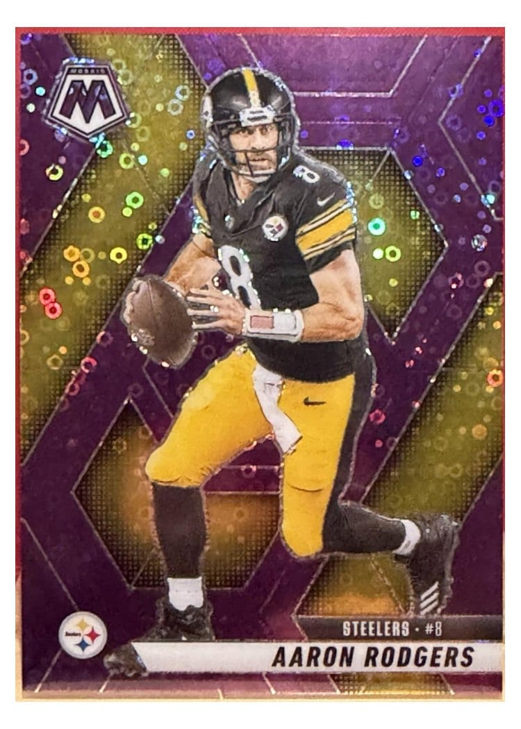2025 Panini Mosaic Aaron Rodgers #243 card