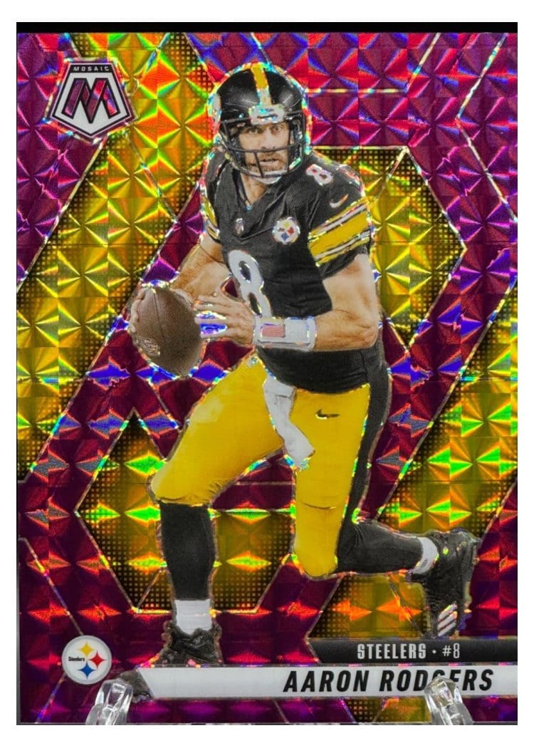 2025 Panini Mosaic Aaron Rodgers #243 card
