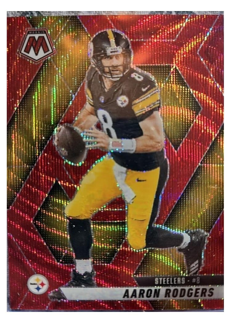 2025 Panini Mosaic Aaron Rodgers #243 card
