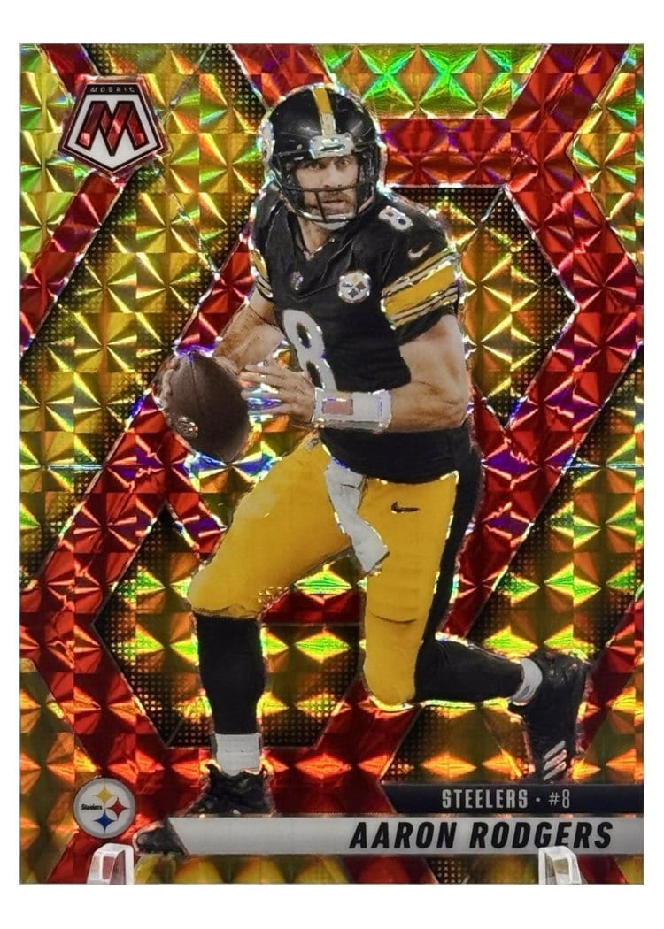 2025 Panini Mosaic Aaron Rodgers #243 card