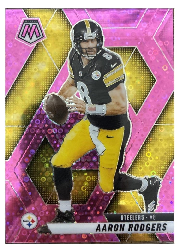 2025 Panini Mosaic Aaron Rodgers #243 card