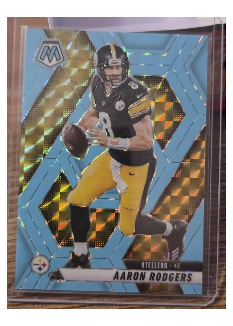 2025 Panini Mosaic Aaron Rodgers #243 card
