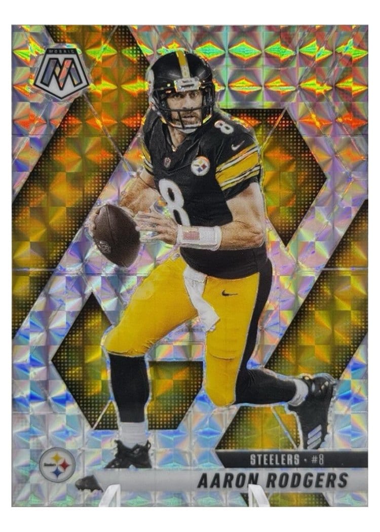 2025 Panini Mosaic Aaron Rodgers #243 card