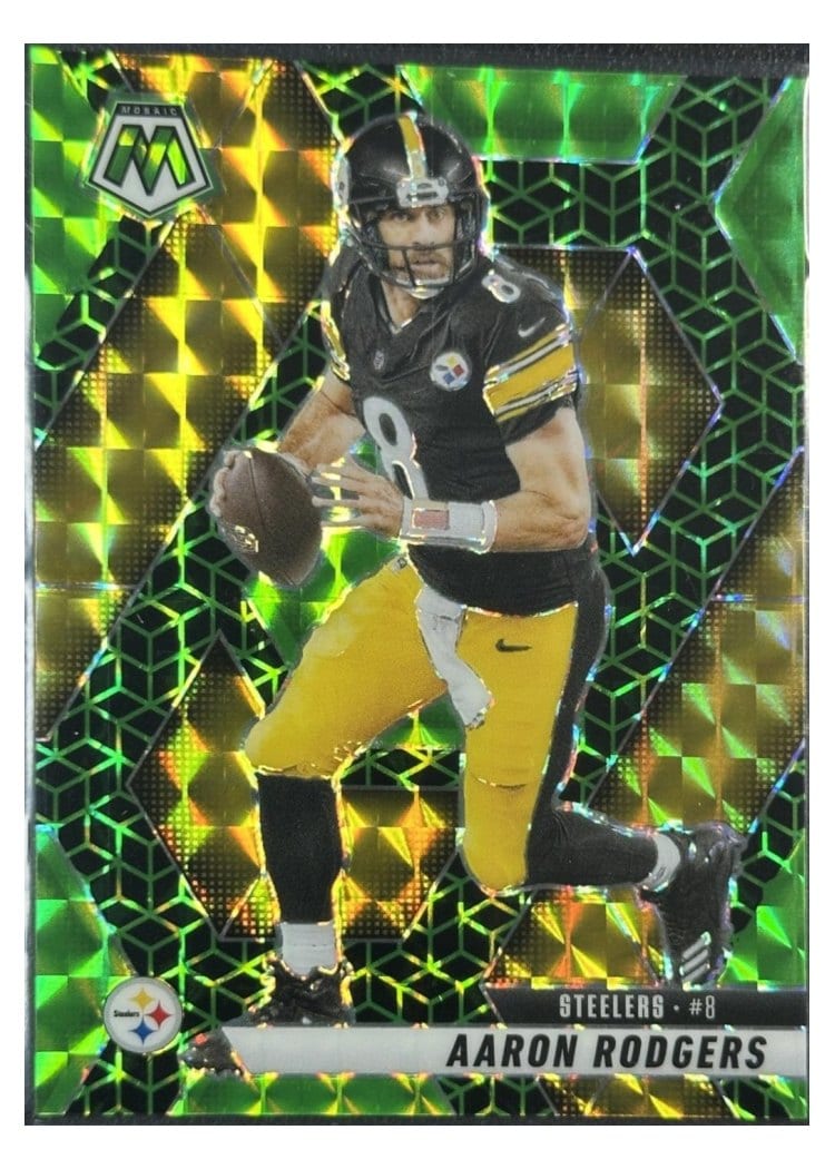 2025 Panini Mosaic Aaron Rodgers #243 card