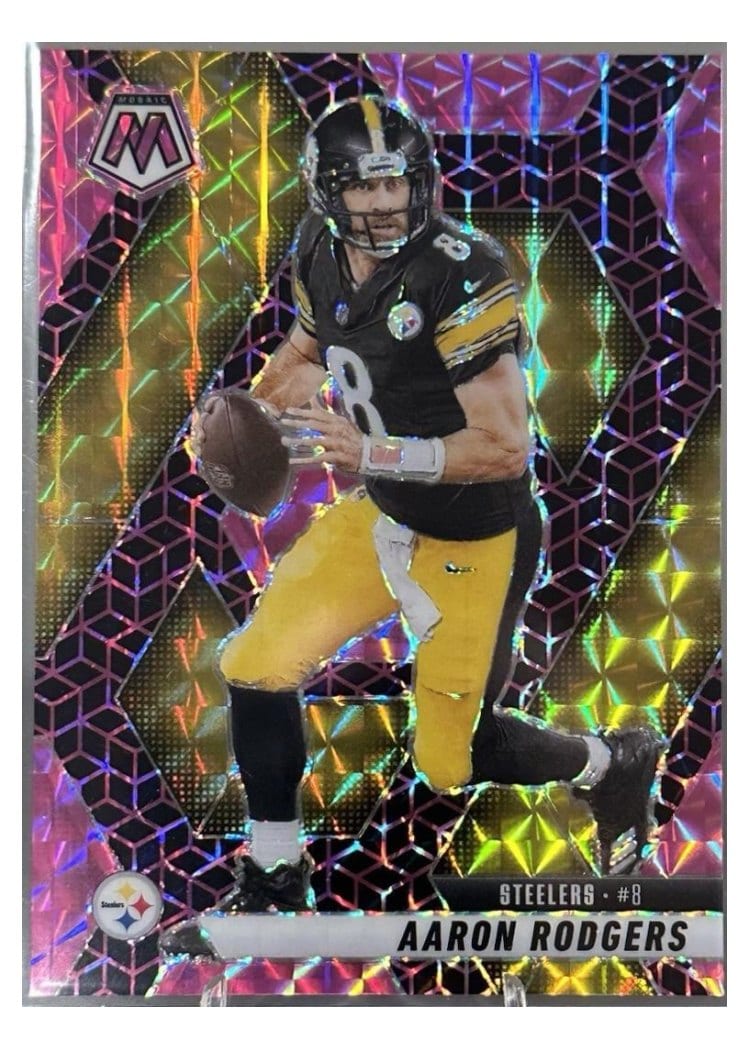 2025 Panini Mosaic Aaron Rodgers #243 card