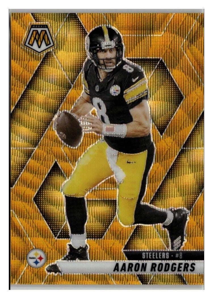 2025 Panini Mosaic Aaron Rodgers #243 card