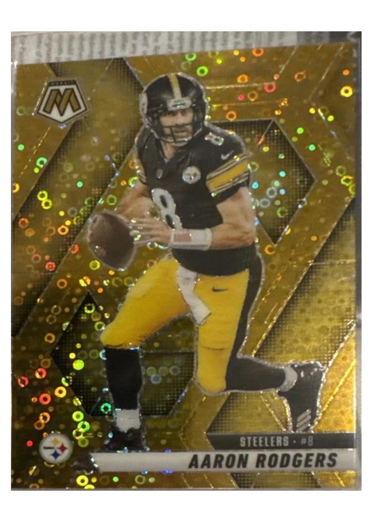2025 Panini Mosaic Aaron Rodgers #243 card