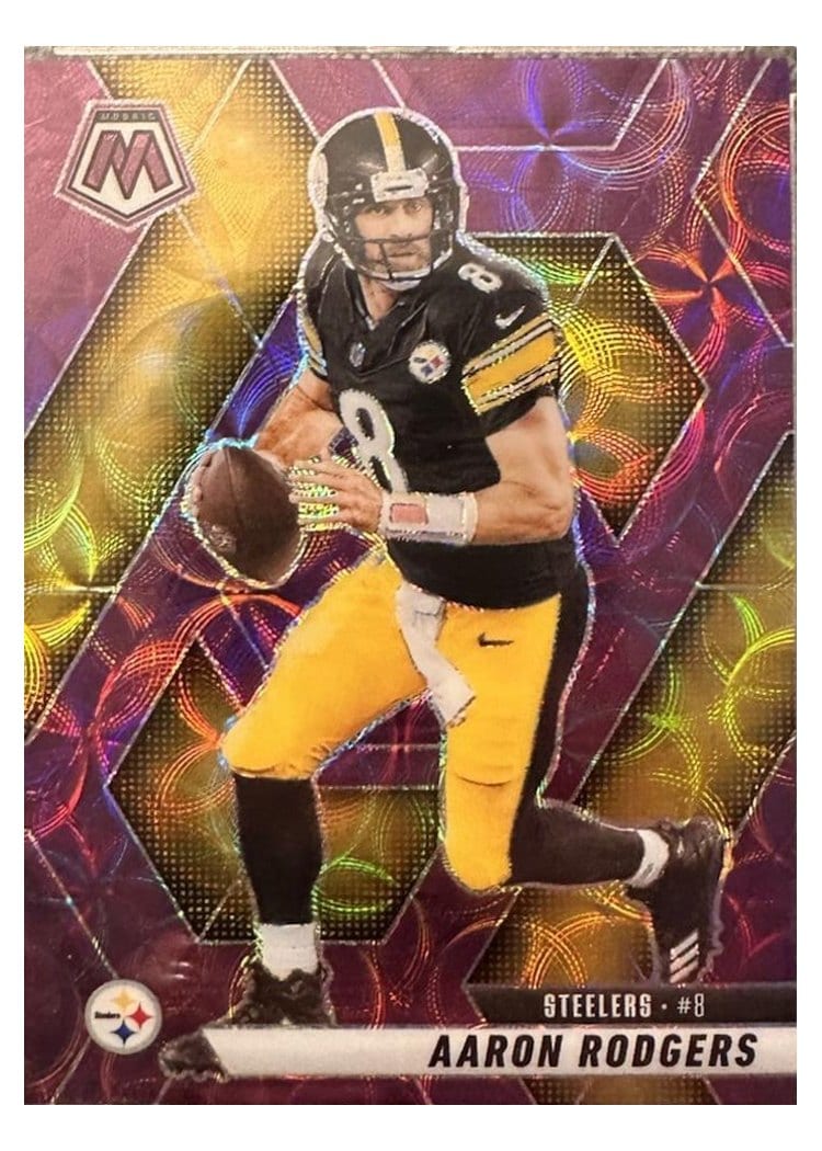 2025 Panini Mosaic Aaron Rodgers #243 card